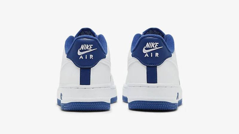 Nike Air Force 1 Low Férfi / Női Alkalmi Fehér / Mély Királykék /
