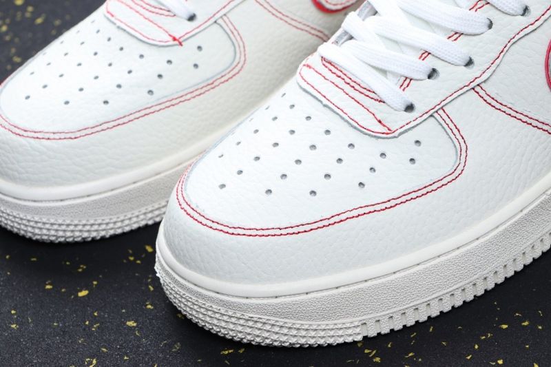 Nike Air Force 1 Low Férfi / Női Alkalmi Fehér / Rizspiros
