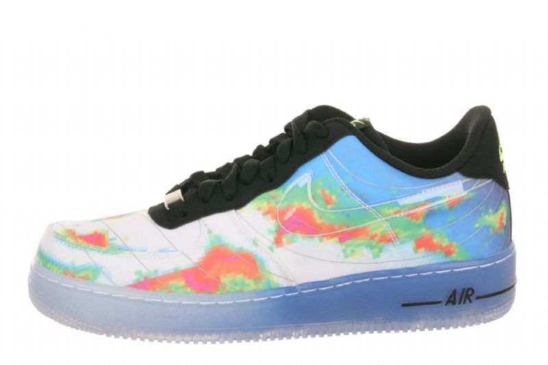 Nike Air Force 1 Low Férfi / Női Alkalmi Jetstream / Fekete-gamma Kék-fehér