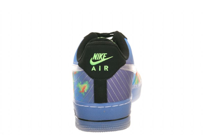 Nike Air Force 1 Low Férfi / Női Alkalmi Jetstream / Fekete-gamma Kék-fehér