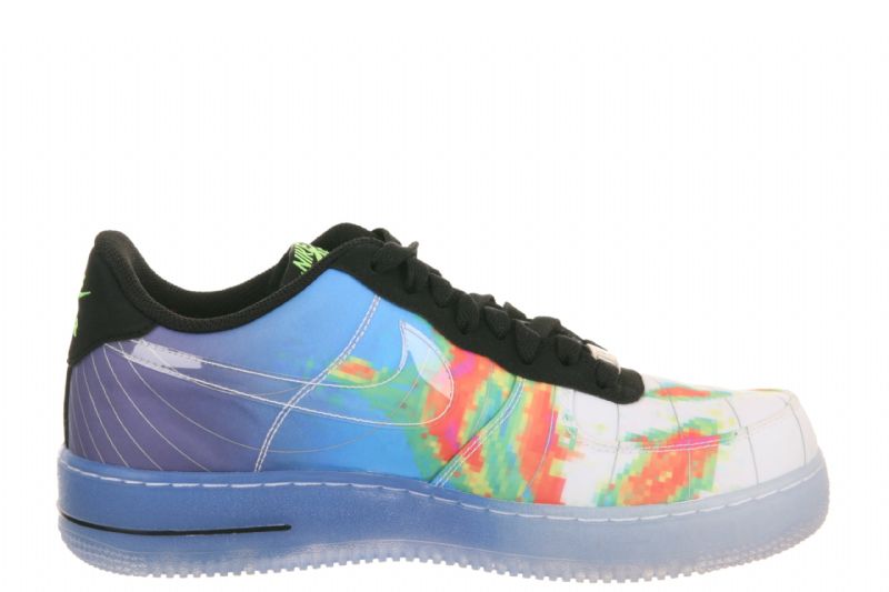 Nike Air Force 1 Low Férfi / Női Alkalmi Jetstream / Fekete-gamma Kék-fehér