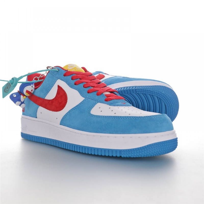 Nike Air Force 1 Low Férfi/női Alkalmi Kék Piros