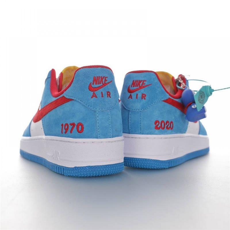 Nike Air Force 1 Low Férfi/női Alkalmi Kék Piros