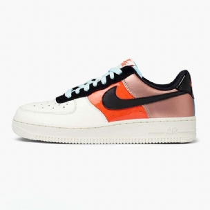 Nike Air Force 1 Low Férfi / Női Alkalmi Metál Vörös Bronz / Fekete Kék Színtónus