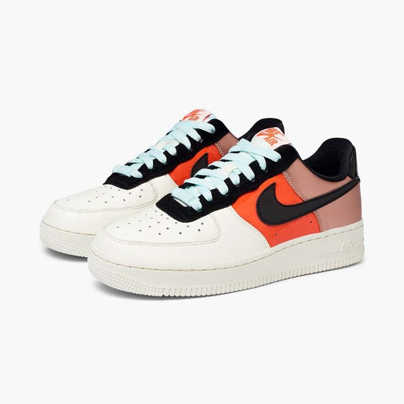 Nike Air Force 1 Low Férfi / Női Alkalmi Metál Vörös Bronz / Fekete Kék Színtónus
