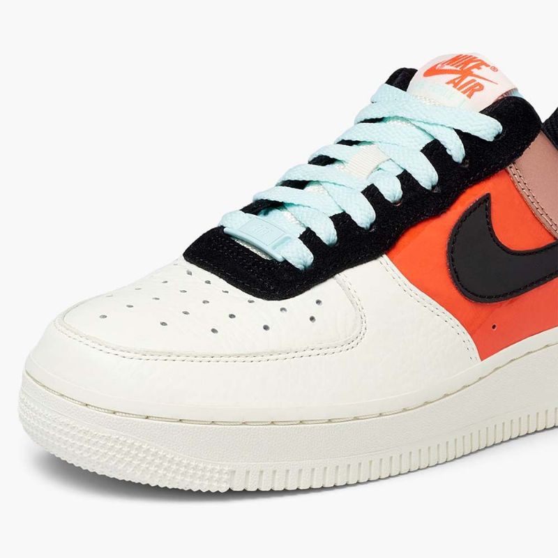 Nike Air Force 1 Low Férfi / Női Alkalmi Metál Vörös Bronz / Fekete Kék Színtónus