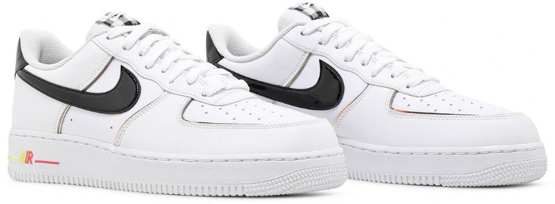 Nike Air Force 1 Low Fresh! Férfi / Női Alkalmi Fehér / Fekete / Bright Crimson
