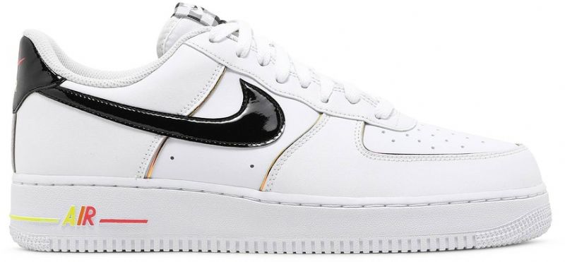 Nike Air Force 1 Low Fresh! Férfi / Női Alkalmi Fehér / Fekete / Bright Crimson