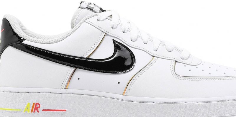 Nike Air Force 1 Low Fresh! Férfi / Női Alkalmi Fehér / Fekete / Bright Crimson