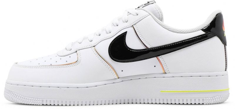 Nike Air Force 1 Low Fresh! Férfi / Női Alkalmi Fehér / Fekete / Bright Crimson