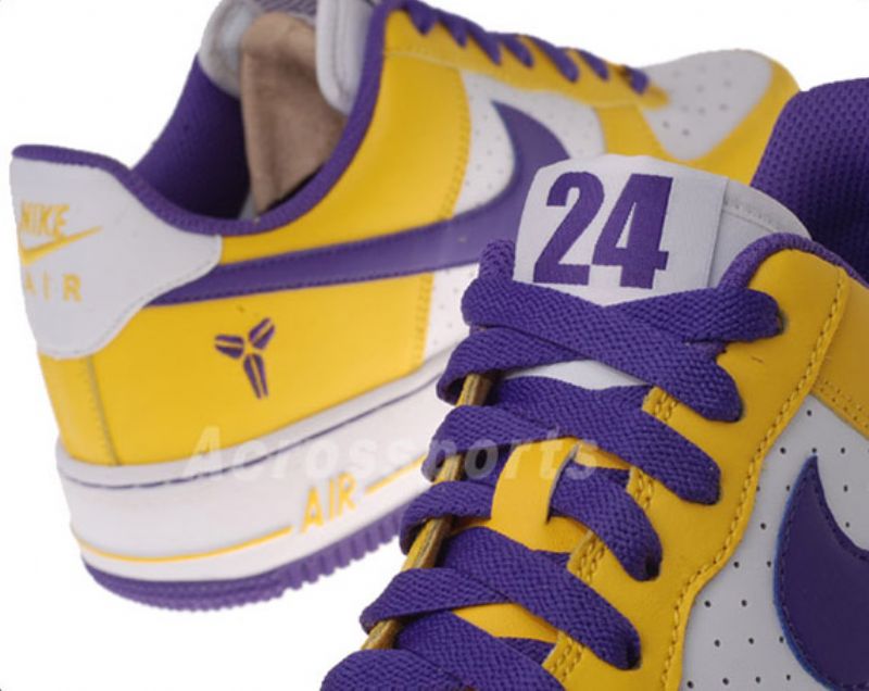 Nike Air Force 1 Low Gs Férfi Alkalmi Fehér / Varsity Lila-varsity Kukorica