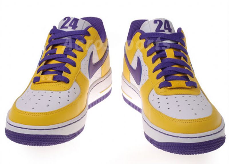 Nike Air Force 1 Low Gs Férfi Alkalmi Fehér / Varsity Lila-varsity Kukorica