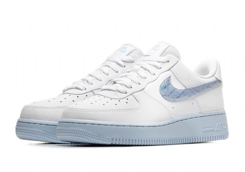 Nike Air Force 1 Low Hydrogen Kék Női Alkalmi Fehér / Hidrogénkék / Lézerkék