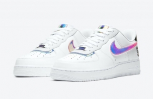 Nike Air Force 1 Low Jó Játékot Férfi / Női Alkalmi Fehér / Multi