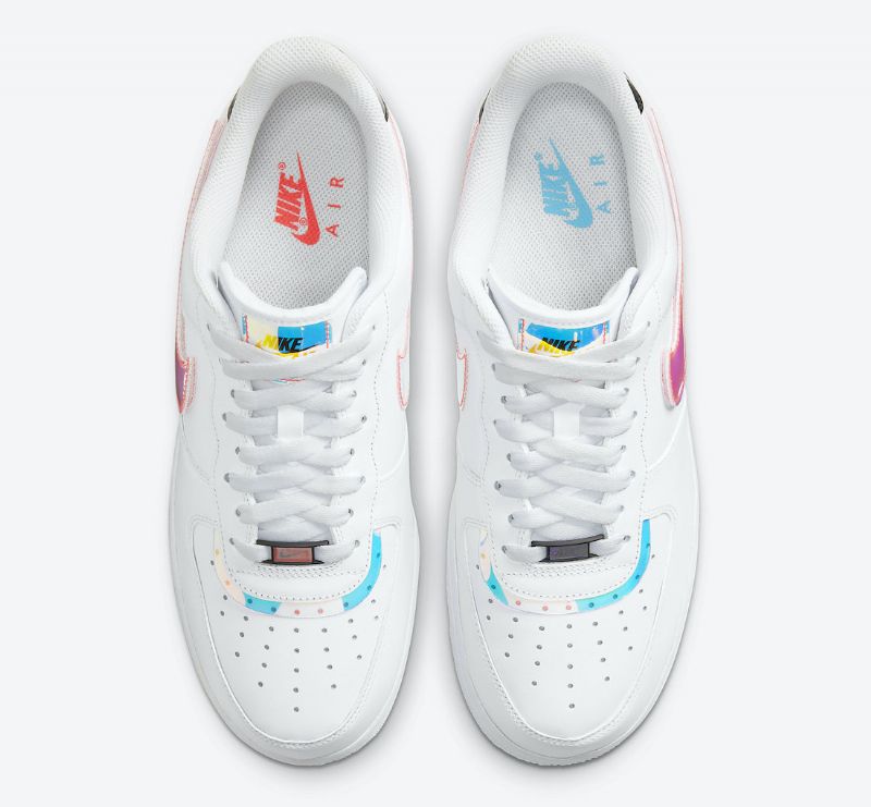 Nike Air Force 1 Low Jó Játékot Férfi / Női Alkalmi Fehér / Multi