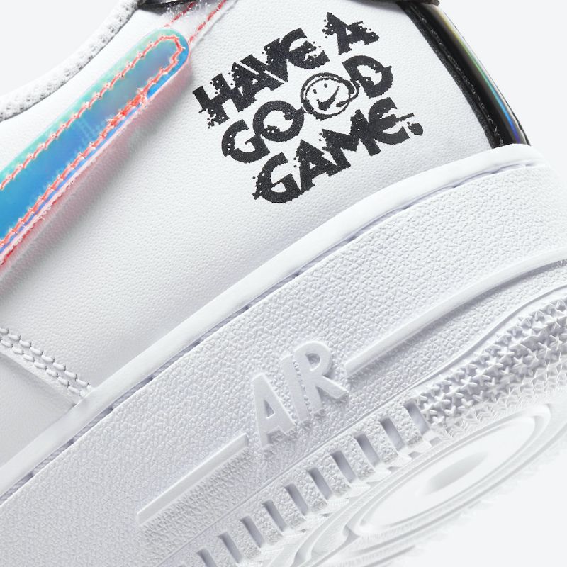 Nike Air Force 1 Low Jó Játékot Férfi / Női Alkalmi Fehér / Multi
