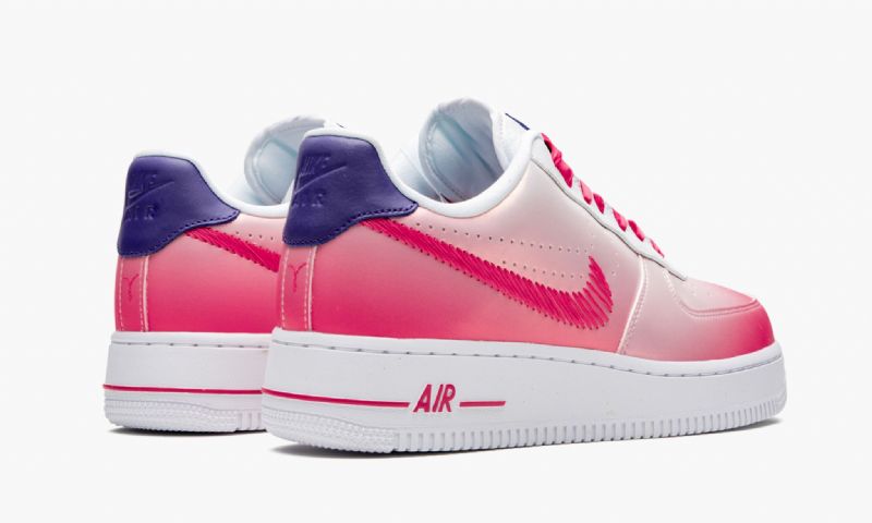 Nike Air Force 1 Low Kay Yow Női Alkalmi Fehér / Rózsaszín Hab / Regency Lila / Élénk