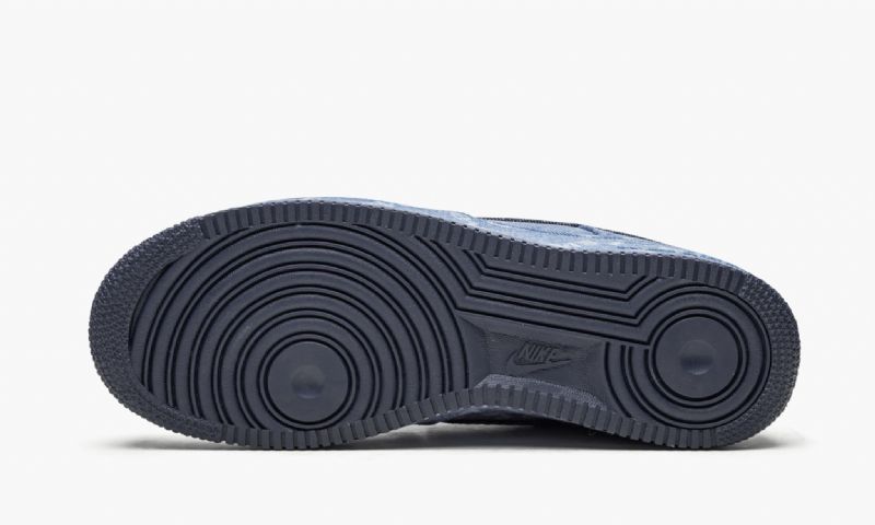 Nike Air Force 1 Low Levis Férfi / Női Alkalmi Világos Denimdark Denimfekete