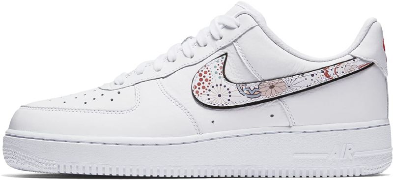Nike Air Force 1 Low Lny Férfi Alkalmi Fehér / Habanero Piros