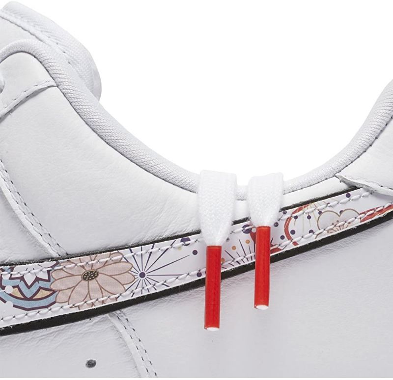 Nike Air Force 1 Low Lny Férfi Alkalmi Fehér / Habanero Piros
