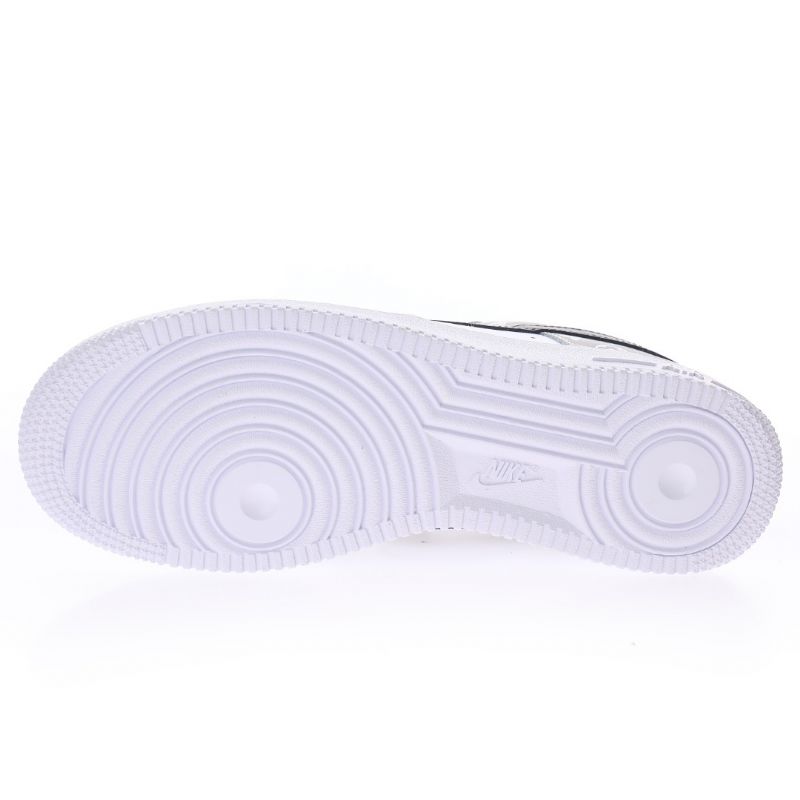 Nike Air Force 1 Low L.v. Szürke Férfi / Női Alkalmi Fehér / / Fekete