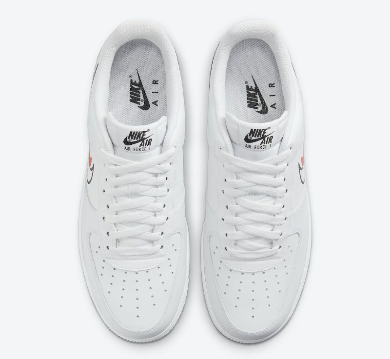Nike Air Force 1 Low Multi-swoosh Férfi Alkalmi Fehér / Többszínű-fehér