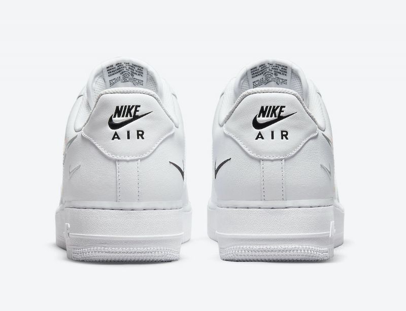 Nike Air Force 1 Low Multi-swoosh Férfi Alkalmi Fehér / Többszínű-fehér