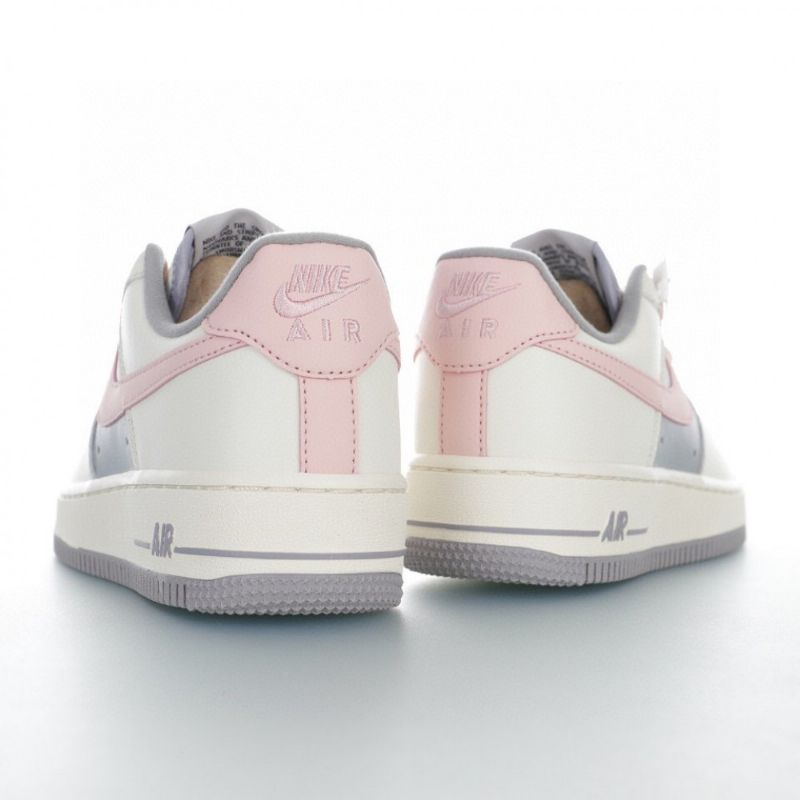 Nike Air Force 1 Low Női Alkalmi Fehér Rózsaszín Szürke