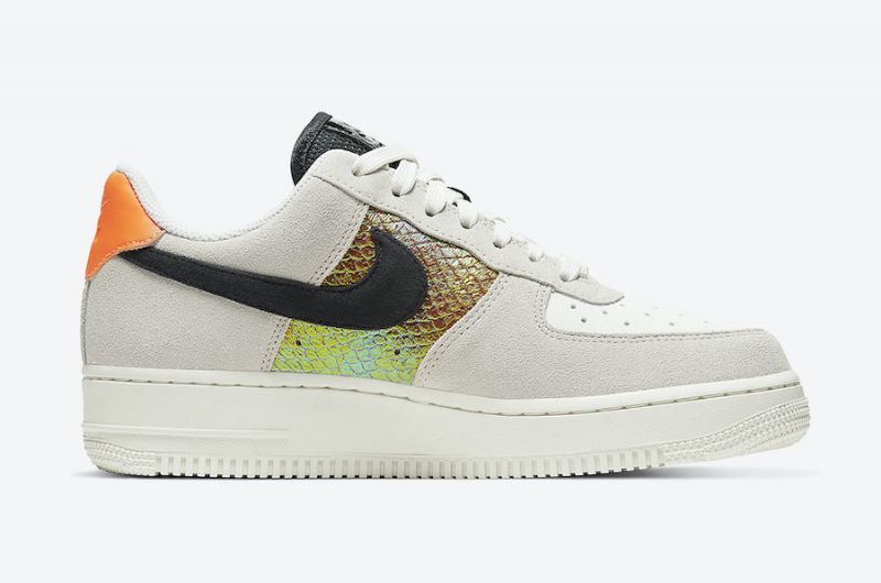 Nike Air Force 1 Low Női Alkalmi Világos Csontú / Vitorla / Hyper Crimson / Fekete