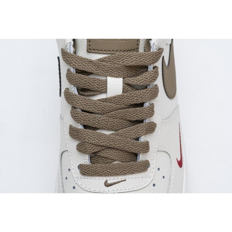 Nike Air Force 1 Low Premium Férfi / Női Alkalmi Fehér / Barna