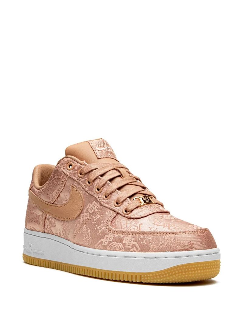 Nike Air Force 1 Low Premium Női Alkalmi Fehér / Rózsa Arany / Gumis Világosbarna