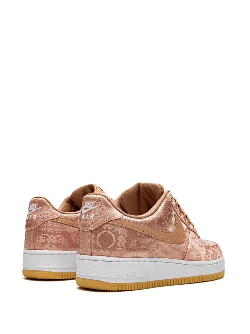 Nike Air Force 1 Low Premium Női Alkalmi Fehér / Rózsa Arany / Gumis Világosbarna