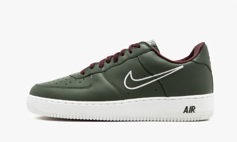 Nike Air Force 1 Low Retro Férfi Alkalmi Deep Forest / Fehér-el Dorado