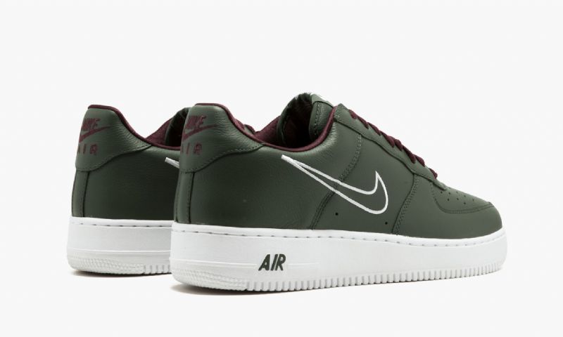 Nike Air Force 1 Low Retro Férfi Alkalmi Deep Forest / Fehér-el Dorado