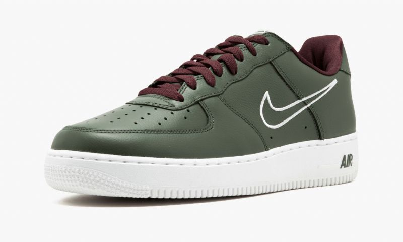 Nike Air Force 1 Low Retro Férfi Alkalmi Deep Forest / Fehér-el Dorado