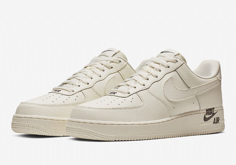 Nike Air Force 1 Low Sail Fekete Férfi / Női Alkalmi Vitorla /