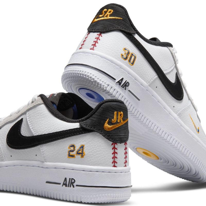 Nike Air Force 1 Low Swingman Férfi / Női Alkalmi Fehér / Fekete / Arany