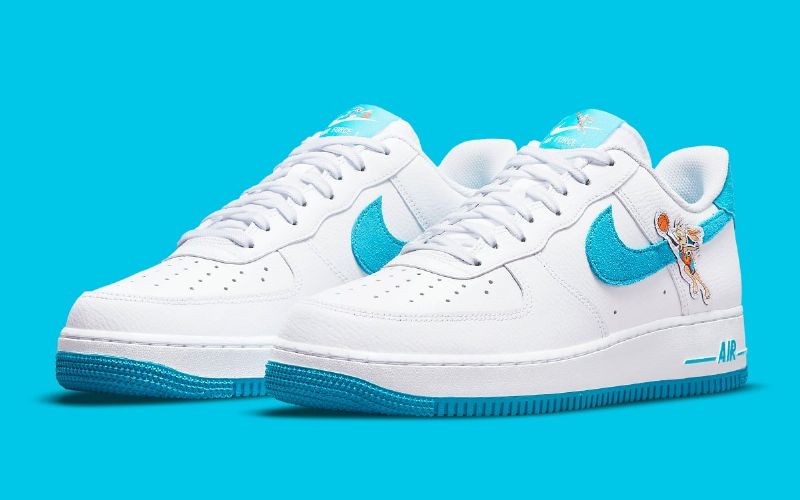 Nike Air Force 1 Low Toon Squad Férfi / Női Alkalmi Fehér / Világoskék Fury-fehér