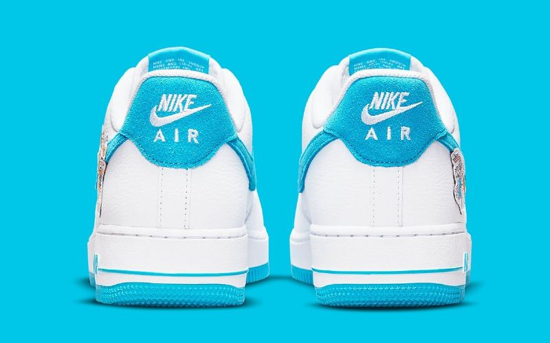 Nike Air Force 1 Low Toon Squad Férfi / Női Alkalmi Fehér / Világoskék Fury-fehér