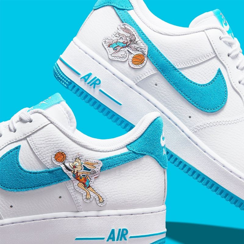 Nike Air Force 1 Low Toon Squad Férfi / Női Alkalmi Fehér / Világoskék Fury-fehér