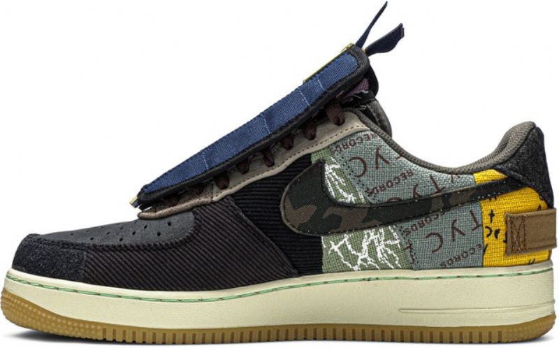 Nike Air Force 1 Low Travis Scott Férfi / Női Alkalmi Többszínű / Néma Bronz / Kövület