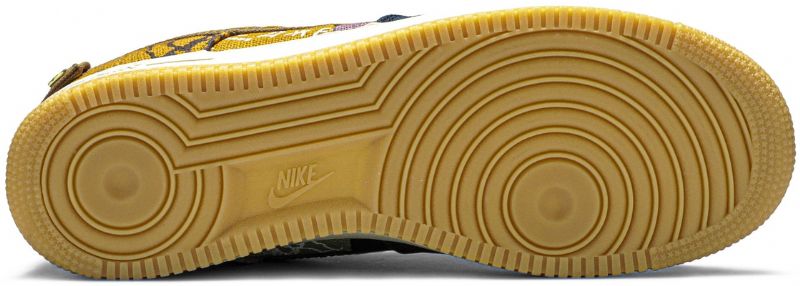 Nike Air Force 1 Low Travis Scott Férfi / Női Alkalmi Többszínű / Néma Bronz / Kövület