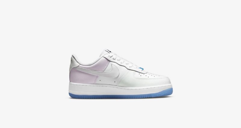 Nike Air Force 1 Low Uv Férfi / Női Alkalmi Fehér / Egyetemi Kék / Fekete /