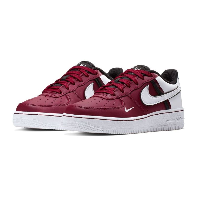 Nike Air Force 1 Lv8 2 Gs Férfi Alkalmi Csapat Piros / Fehér / Fekete /