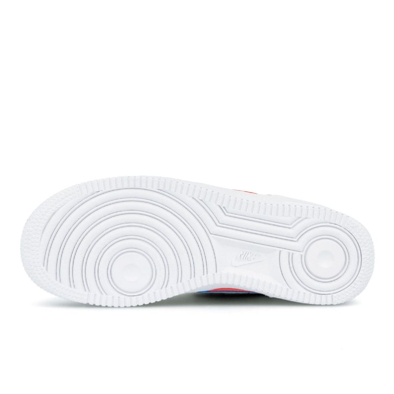 Nike Air Force 1 Lv8 Gs Férfi / Női Alkalmi Fehér / Kék Hero-bright Crimson