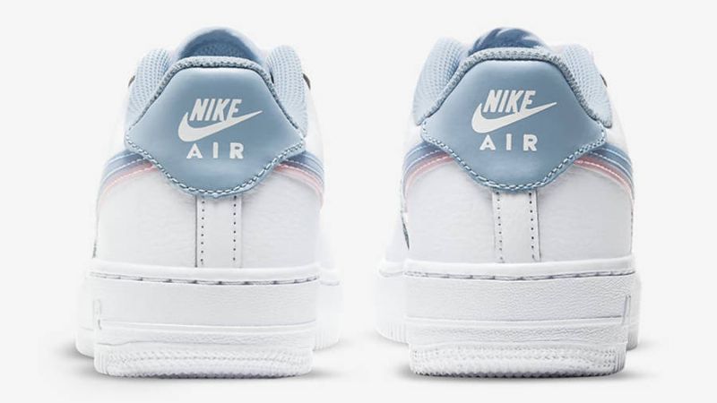 Nike Air Force 1 Lv8 Gs Férfi / Női Alkalmi Fehér / Világos Fegyverkék
