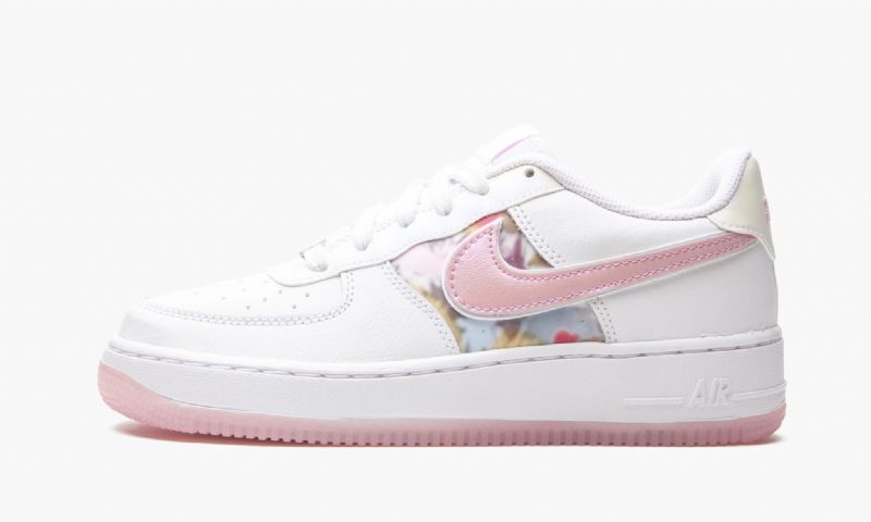 Nike Air Force 1 Lv8 Női Alkalmi Fehér / Lt Arctic Rózsaszín