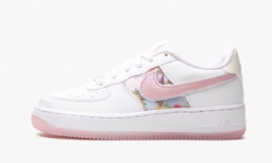 Nike Air Force 1 Lv8 Női Alkalmi Fehér / Lt Arctic Rózsaszín