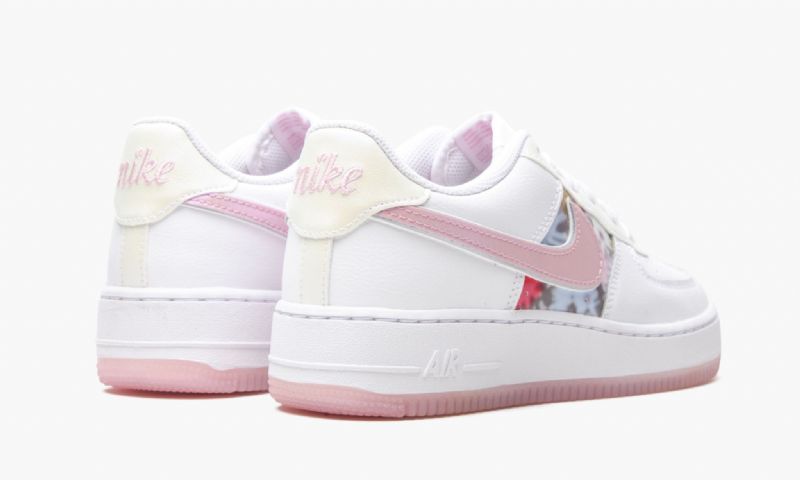 Nike Air Force 1 Lv8 Női Alkalmi Fehér / Lt Arctic Rózsaszín