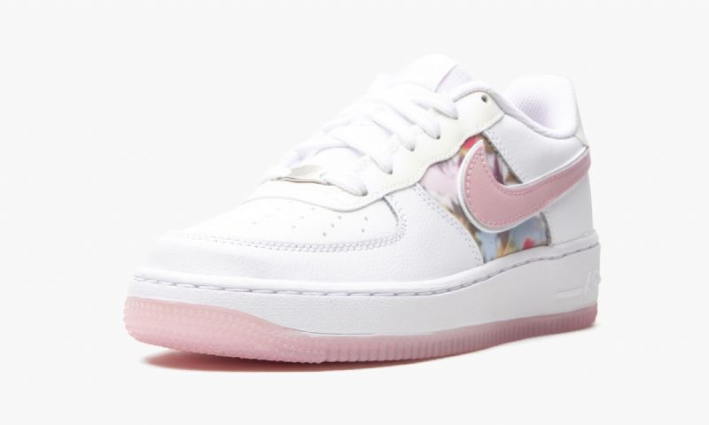 Nike Air Force 1 Lv8 Női Alkalmi Fehér / Lt Arctic Rózsaszín